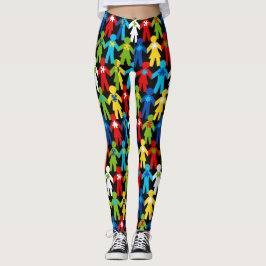 Autismus Puzzle Piece Menschen Sensibilisierung Un Leggings