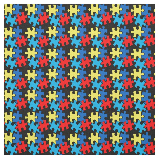 Autismus Puzzle Pieces - Klein Stoff (Muster)
