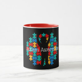 Autismus-Puzzle  Tasse