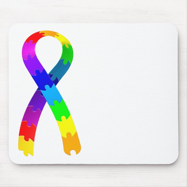 Autismus-Puzzlespiel-Band Mousepad (Vorne)