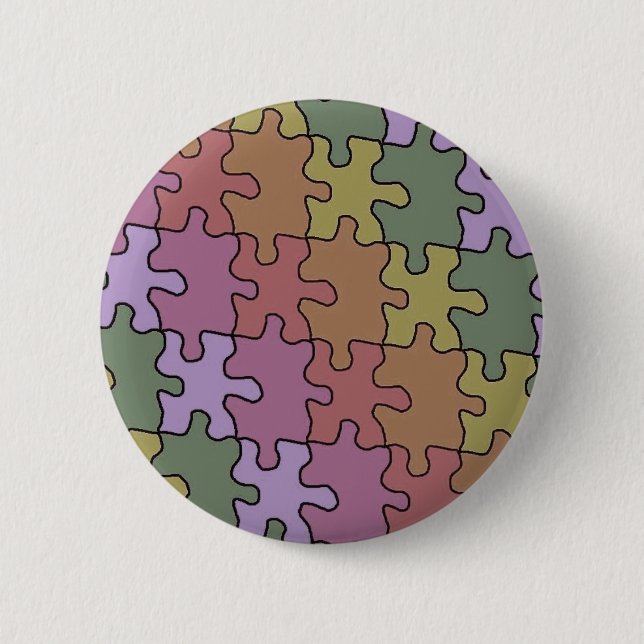 Autismus-Puzzleteile 35 Button (Vorderseite)