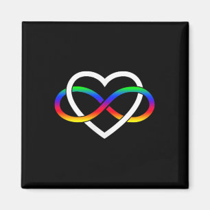Autismus Rainbow Infinity Symbol Autismus Unendlic Magnet