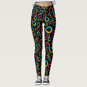 Autismus-Regenbogen-Unendlichkeit Neurodiversity Leggings