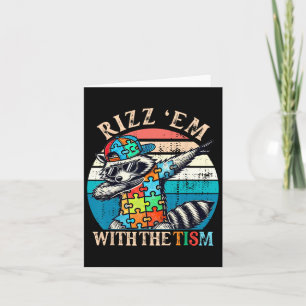Autismus Rizz GmbH mit dem Tism Meme Autistic Raco Karte