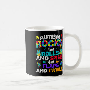 Autismus Rocks Rolls Spins Flaps Bewusstsein Kids Kaffeetasse