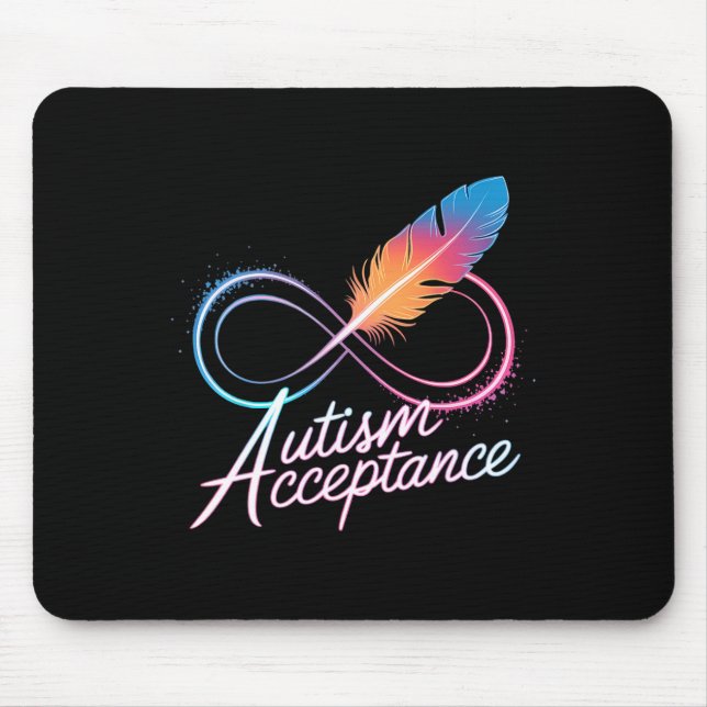 Autismus Rot statt Mousepad (Vorne)