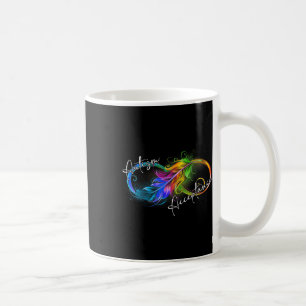 Autismus Rot statt Unendlichkeit Symbol Autistisch Kaffeetasse