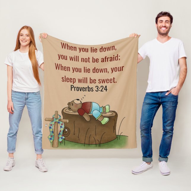 Autismus Security - Fleece Blanket, 60"x80" (Beispiel)