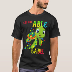 Autismus sehen, die Möglichkeit nicht das Etikett T-Shirt