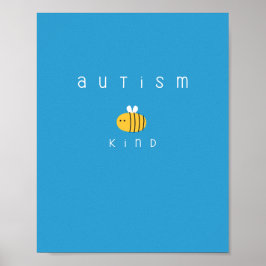 Autismus sein freundliches Bewusstsein Poster & Pr