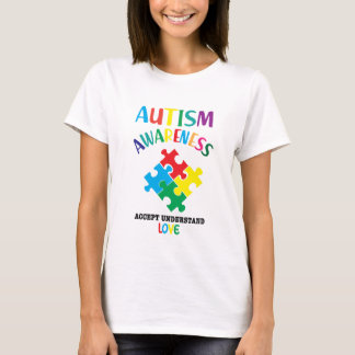 Autismus Sensibilisierung AkZEPT VERSTEHEN Shirt A