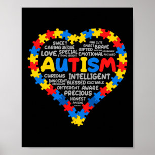 Autismus Sensibilisierung Autismus Herzautismus 1 Poster