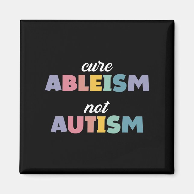 Autismus Sensibilisierung für Autismus Unterstützu Magnet (Vorne)