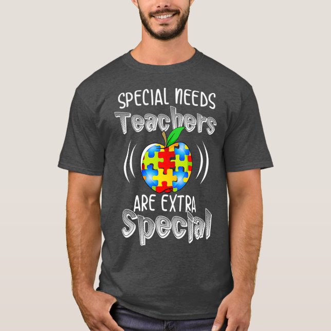 Autismus Sensibilisierung für Niedliche Autismus L T-Shirt (Vorderseite)