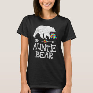 Autismus Sensibilisierungskampagne Bären Unterstüt T-Shirt