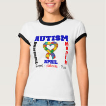 Autismus Sensibilisierungsmonat Herz Ribbon