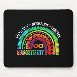 Autismus Sensibilisierungsmonat Neurovielfalt Rain Mousepad