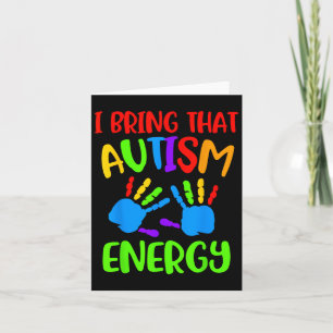 Autismus Shirt Autism Energy Spectrum Awareness Karte