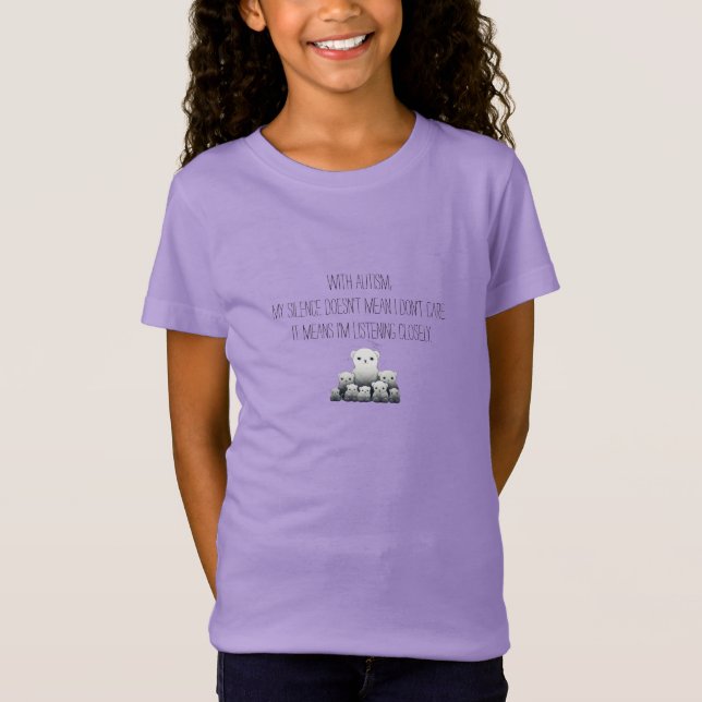 Autismus-Shirts - Stille Listener T-Shirt (Vorderseite)
