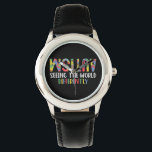 Autismus sieht die Welt anders Autismus Awarene Armbanduhr<br><div class="desc">Autismus sieht die Welt anders als das Bewusstsein für Autismus</div>