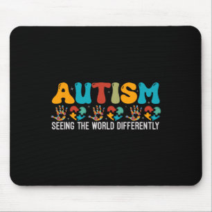 Autismus sieht die Welt anders Autismus Awarene Mousepad
