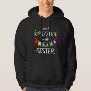 Autismus Sister Awareness Liebe Unterstützung Mult Hoodie