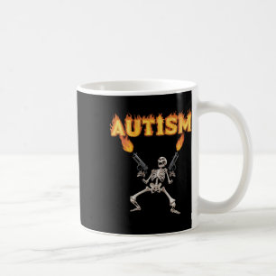 Autismus Skeleton Funny Odselig spezifische Maßnah Kaffeetasse