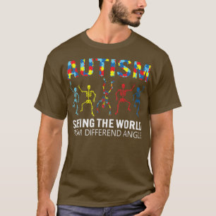 Autismus Skelett die Welt von einem anderen T-Shirt