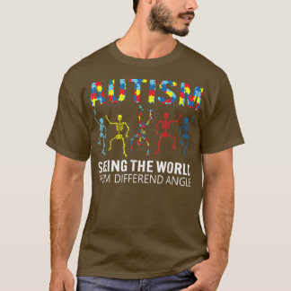 Autismus Skelett die Welt von einem anderen T-Shirt