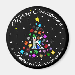 Autismus Snowflake Weihnachtsbaum Magnet