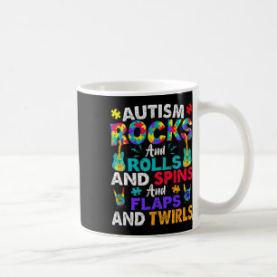 Autismus-Steine und -Rollen und -Spins Kaffeetasse