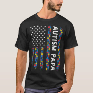 Autismus-stolzer Papa Autismus-Bewusstsein USA Ame T-Shirt