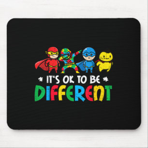Autismus-Superhelden dürfen anders sein asd Bewuss Mousepad