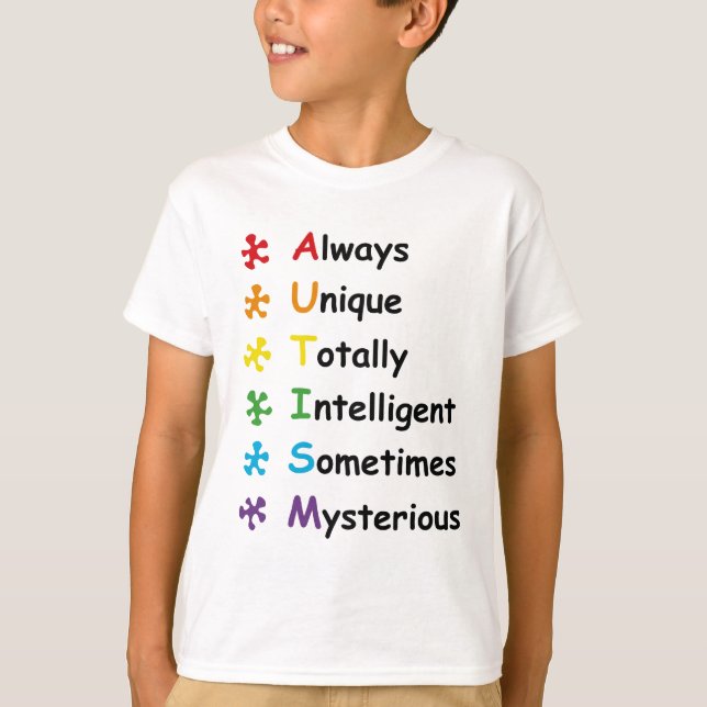 Autismus T-Shirt (Vorderseite)