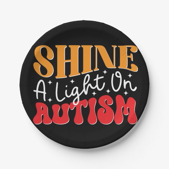 Autismus Tage _Design_14 Pappteller (Vorderseite)