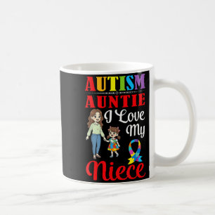 Autismus-Tante Ich liebe meine Nichte Bewusstsein Kaffeetasse