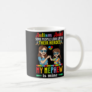 Autismus-Tante Mein Neffe ist mein Held Bewusstsei Kaffeetasse