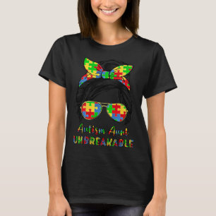 Autismus-Tante Unzerbrechliche Puzzleteile Sei net T-Shirt