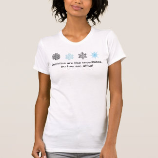Autismus und Schneeflocken T-Shirt