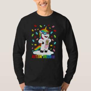 Autismus Unicorn Puzzles Autismus Awareness Autist T-Shirt