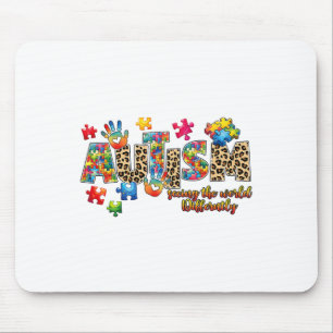 Autismus Unterstützung Lehrerin Frauen Kinder Auti Mousepad
