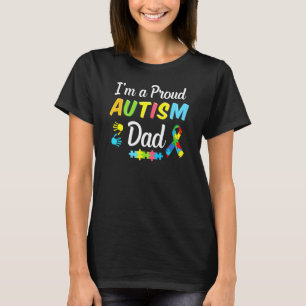 Autismus Vater Bewusstsein Ich Bin Ein Stolzer Aut T-Shirt