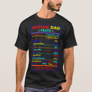 Autismus Vater Fakten Dienstleistungen Liebe Bewus T-Shirt