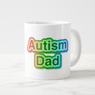 Autismus Vater Jumbo Geschenk Tasse