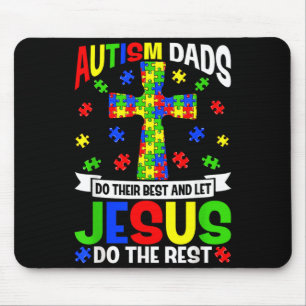 Autismus-Väter machen Autismusbeteiligung Unterstü Mousepad