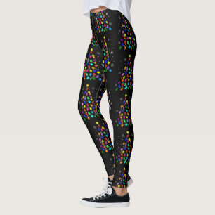 Autismus Weihnachtsbaum Leggings