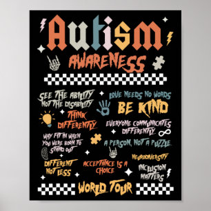 Autismus-Welttournee Poster