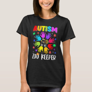 Autismus-Zoo-Aufseher-Puzzle Autismus-Bewusstsein T-Shirt