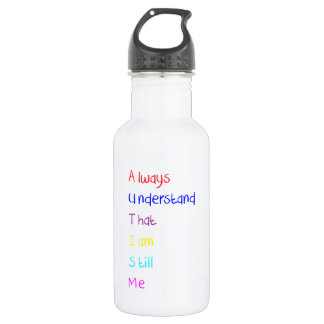 Autismusacrostic-Gedicht-Zeichenstift Edelstahlflasche