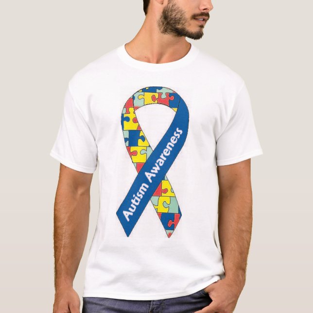 Autismusband T-Shirt (Vorderseite)